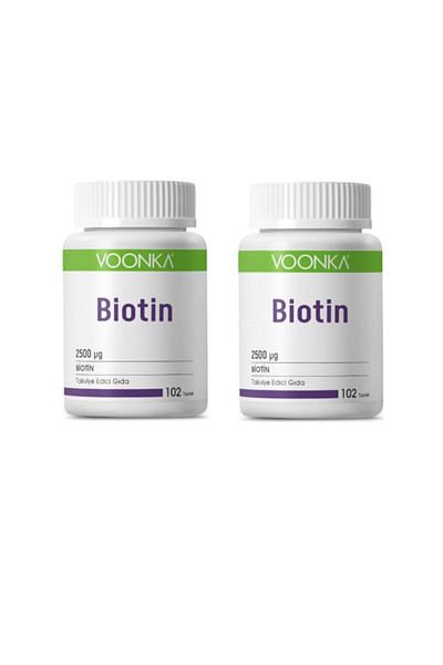 Voonka Biotin 2500 Mcg Hair Vitamin 102 Tablets