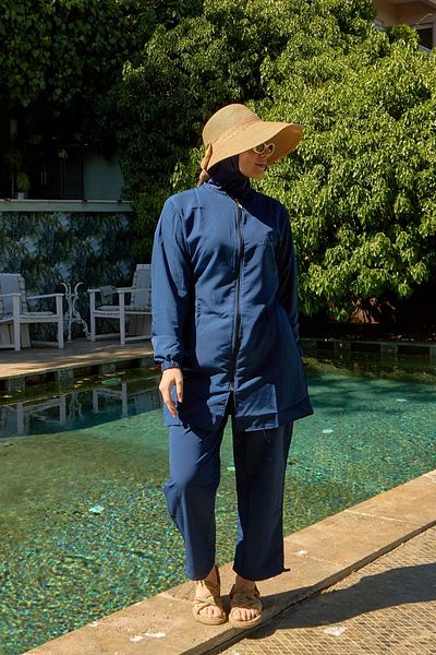 Starinci Mayo Navy Blue Parachute Hijab Μαγιό - Γυναικείο Πλήρως Καλυμμένο