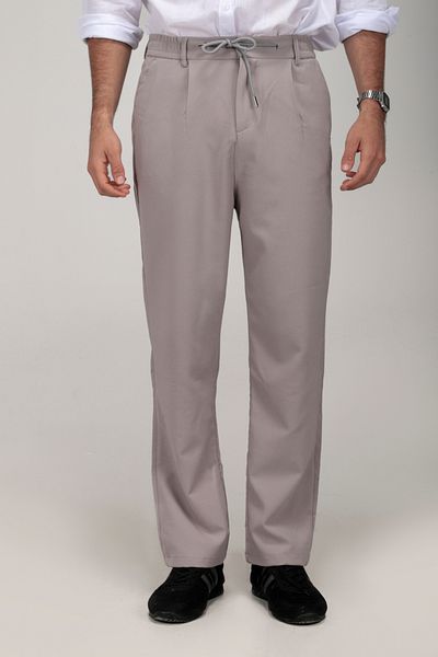 gothamvibes Men's Gray Baggy Pants