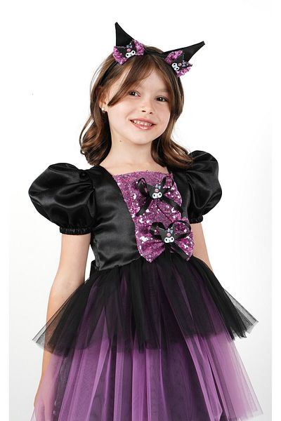BOZTAŞ BEBE Kuromi̇ Birthday Clothes & Gown Dress & Kuromi̇ Costume