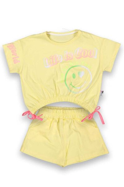 Alinna Girl's Crop Summer Shorts Set
