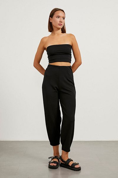 Arma Life Women's Summer Backless Black Strapless Body