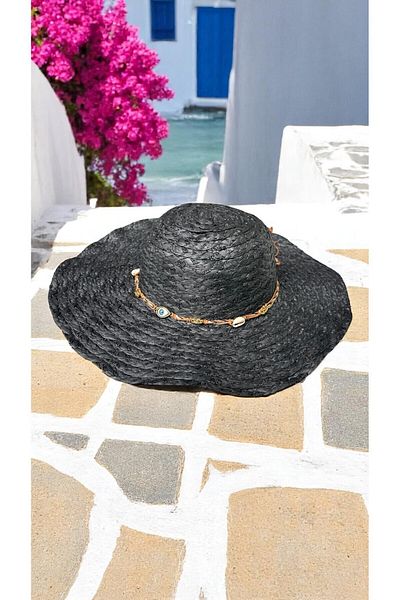 Deeplively Women's Straw Hat Summer Beach Hat Premium Quality - Foldable - Adjustable to Head