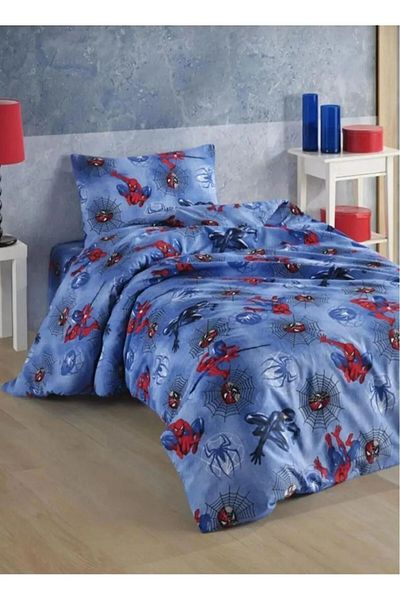 ceylanhomecollection Комплект плик за завивка от памук Спайдърмен за момчета/деца
