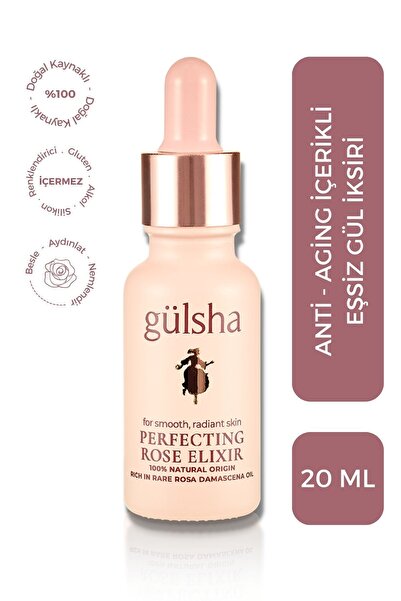 Gülsha Eşsiz Gül Iksiri Yüz Yağı - Yüz Serumu 20 ml
