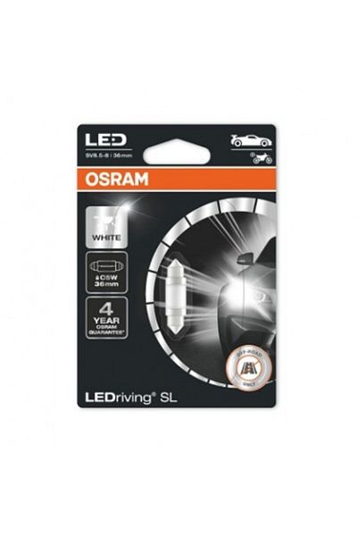 Osram Bec LED auto Osram LEDriving Alb 36 mm C5W 1W 12V 6000K Alb