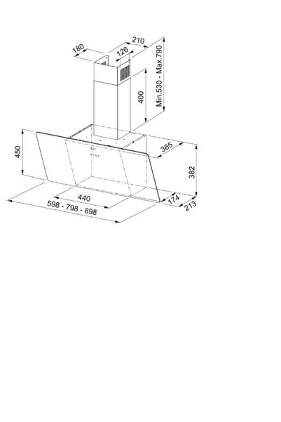 Franke Glass Linear Vertical Fpj 615 V Wh /ss Paslanmaz Çelik - Beyaz Cam 60 Cm