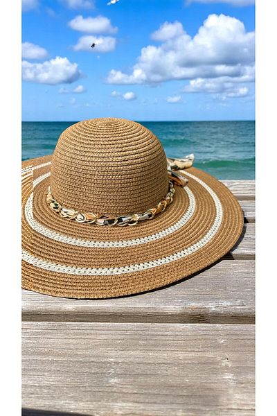 Deeplively Women's Straw Hat Summer Beach Hat Premium Quality - Foldable - Adjustable to Head