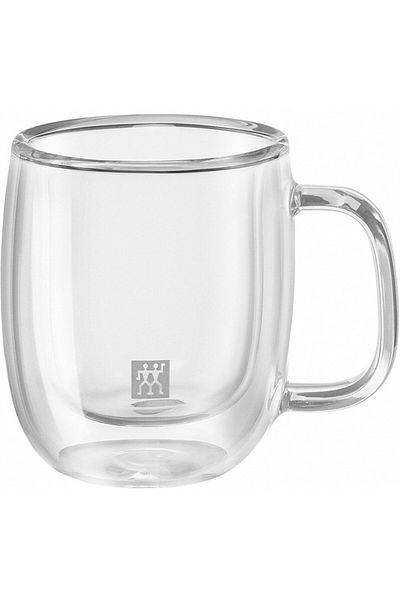 ZWILLING Sorrento Plus Double Walled Espresso Glasses 2 Pack 80 ml