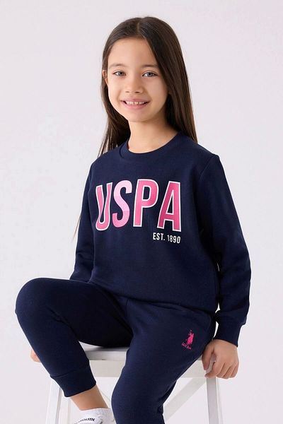 U.S. Polo Assn. Σετ φόρμας για κορίτσια Navy Blue