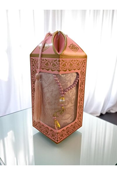 SALVUS Hac Umre Mevlüt Hediyesi Özel Kutulu Seccade Tesbih Seti"