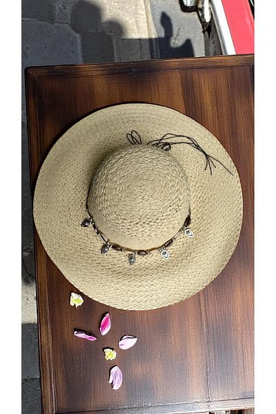 Deeplively Women's Straw Hat Summer Beach Hat Premium Quality - Foldable - Adjustable to Head