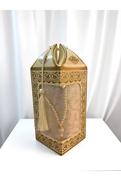 SALVUS Hac Umre Mevlüt Hediyesi Özel Kutulu Seccade Tesbih Seti"