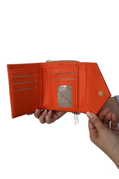 shiny ever Orange Women's Wallet