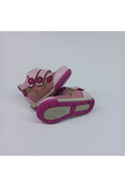 AKTAŞ ORTOPEDİ KIZ ÇOCUK İÇİ DIŞI HAKİKİ DERİ ORTOPEDİK ANATOMİK İLK ADIM AYAKKABISI PEMBE