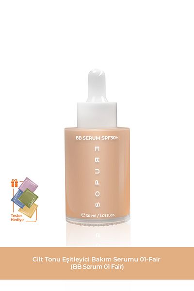 Sopure Bb Serum-01 Fair-Skin Tone Equalizing Color Care Serum