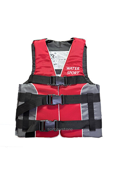 Somay Store Water Sport Holdman Yüzme Yardımcısı Can Yeleği Kırmızı L Beden 100N 60-70 KG