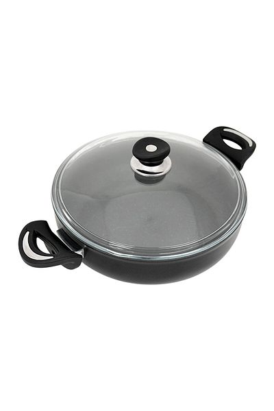 Leggno Granite Shallow Pot 26 cm