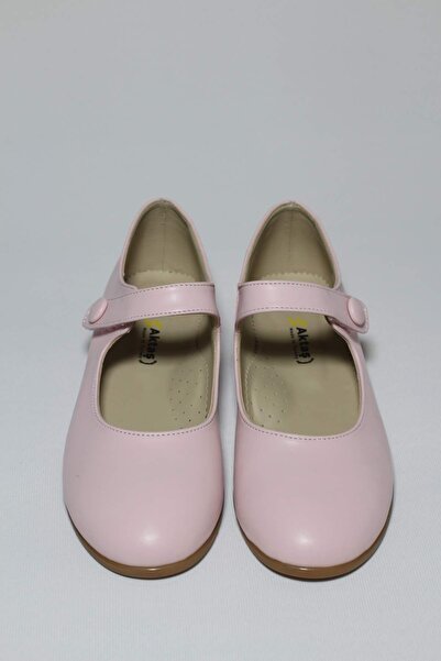 AKTAŞ ORTOPEDİ حذاء راقصة الباليه لتقويم العظام بأزرار غير لامعة للفتيات