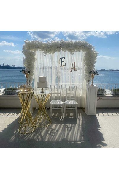 asaflazer Söz,nişan,kına 30 Cm Pleksi Ayna Pleksi harf Perde Tag Pano Isim altın gold harf