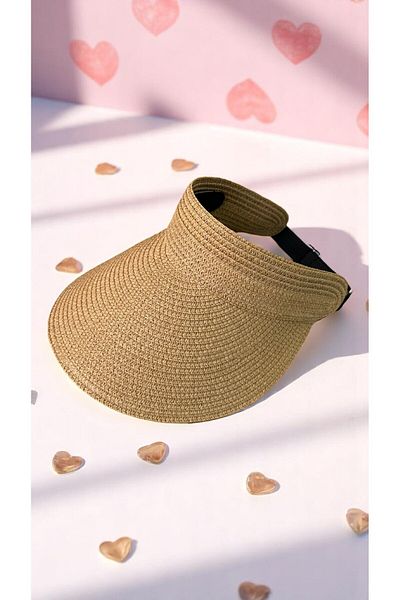 Deeplively Women's Straw Hat Summer Beach Hat Premium Quality - Visor Hat
