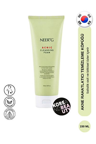 Neer G Acnic Cleansing Foam (KOREANDBEAUTY) 150ml | Karşıtı Yüz Temizleme Köpüğü