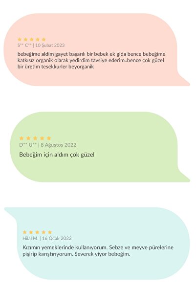 BEYORGANİK Organik Bebek Irmik 350gr (PESTİSİT VE AFLATOKSİN ANALİZLİ)