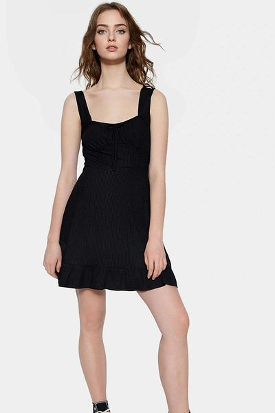 PayBuy Women's Mini a Line Square Neck Floral Knitted Dress Summer Casual Combination Durable Material Premium Quality