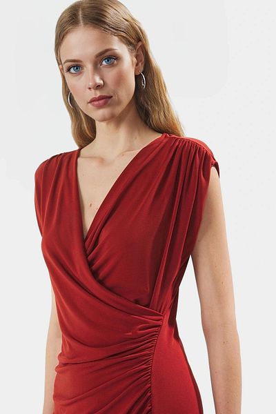 PayBuy Stylish Knitted Midi Dress Bodycon Fit Daily Use Summer Distinguished Material Trend Design