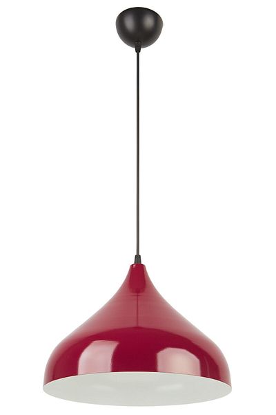 Modavize Reyes Modern Decorative Burgundy-White Pendant Lamp Single Chandelier - Cafe Kitchen Living Room Interior