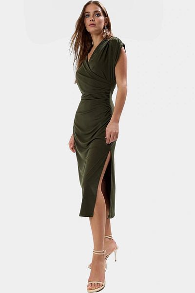 PayBuy Stylish Knitted Midi Dress Bodycon Fit Daily Use Summer Distinguished Material Trend Design