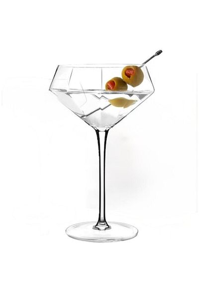 LUXXO Set 6 Prosecco/cocktail Glasses Made Of Crystal, Elysian, 325ml