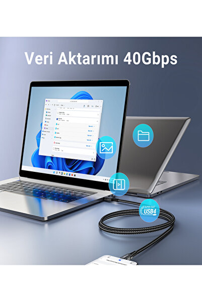 Acefast CtoC Aluminyum Data Kablosu - C1-09