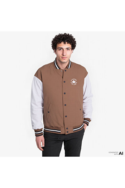 Converse Classic Erkek Kahverengi Bomber Ceket