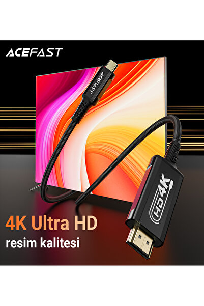 Acefast CtoHDTV Aluminyum HD Video Kablosu - C1-10