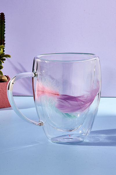 Perotti Double Feather Double Wall Mug 350 ml