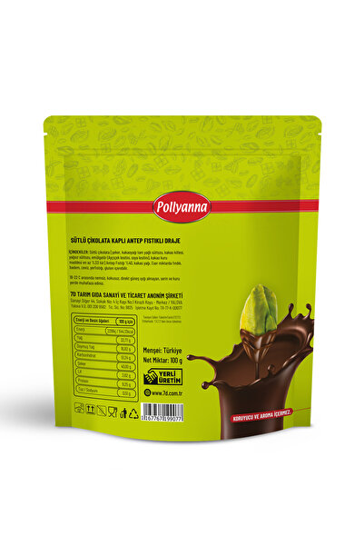 Pollyanna Antep Fıstıklı Draje 100 gr