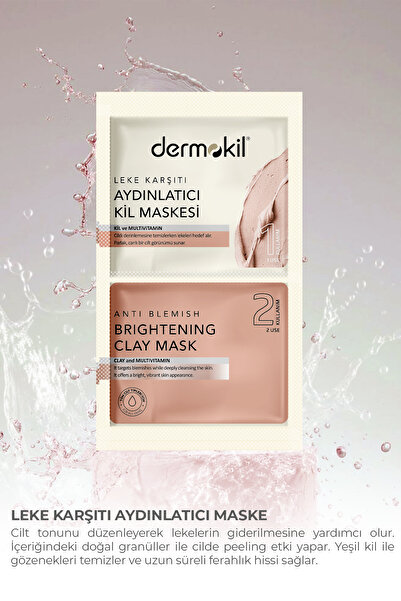 Dermokil Leke Karşıtı Aydınlatıcı Kil Maskesi 2* 7.5 ml