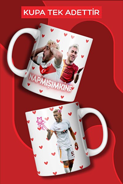 ÖZDEMİRKIRTASİYE-BASKI BARIŞ ALPER YILMAZ NAPMIŞIMKİNE YAZILI BASKILI KUPA BA...
