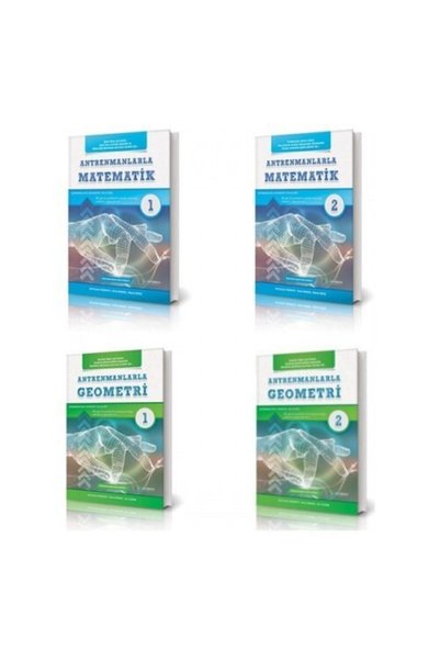 Antrenman Yayınları Antrenmanlarla Matematik-geometri Seti 4 Kitap