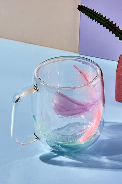 Perotti Double Feather Double Wall Mug 250 ml