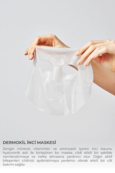 Dermokil İnci Kağıt Maske - Nemlendirici ve Aydınlatıcı 20 g