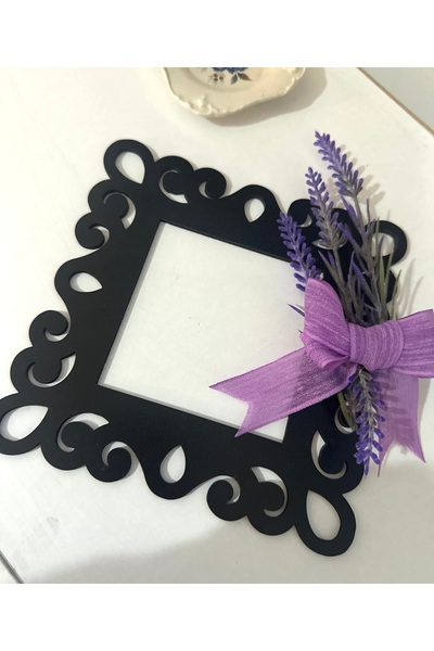 Marrone Lavender Socket Frame Bell Ornament