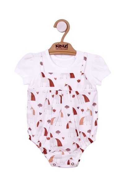 Kidaxi Unicorn Theme Patterned Shirt Body 1-3/3-6/6-9/9-12 Months