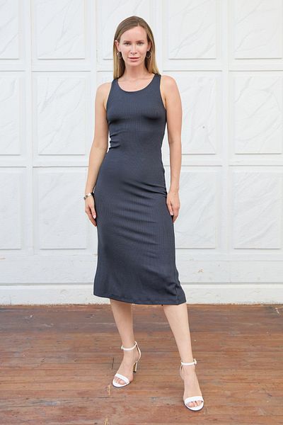 Fulla Moda Βασικό φόρεμα με σχισμή