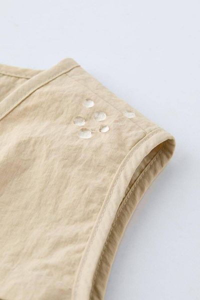 Magu Beige Colored Unisex Waterproof Vest