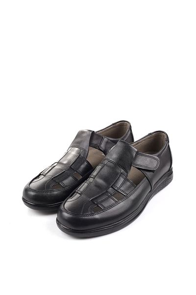 Papuçsepeti 3899 Model Orthopedic Genuine Leather Ανδρικά Σανδάλια - Καλάθι παπουτσιών