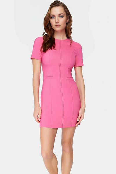 PayBuy Stylish Mini Dress Bodycon Fit Crew Neck Polyester Summer Casual Perfect Fit
