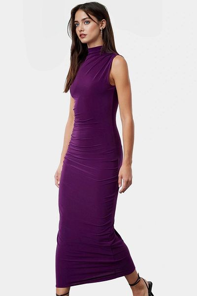 PayBuy Maxi Dress Bodycon Mold Knitted Fabric Daily Casual Style Trend Design Long Lasting Comfortable Use