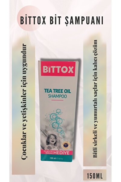 Bittox Saç Biti Ve Sirke Şampuanı 150 ml Büyük Boy Hem Çocuklar Hem Yetişkinler Için